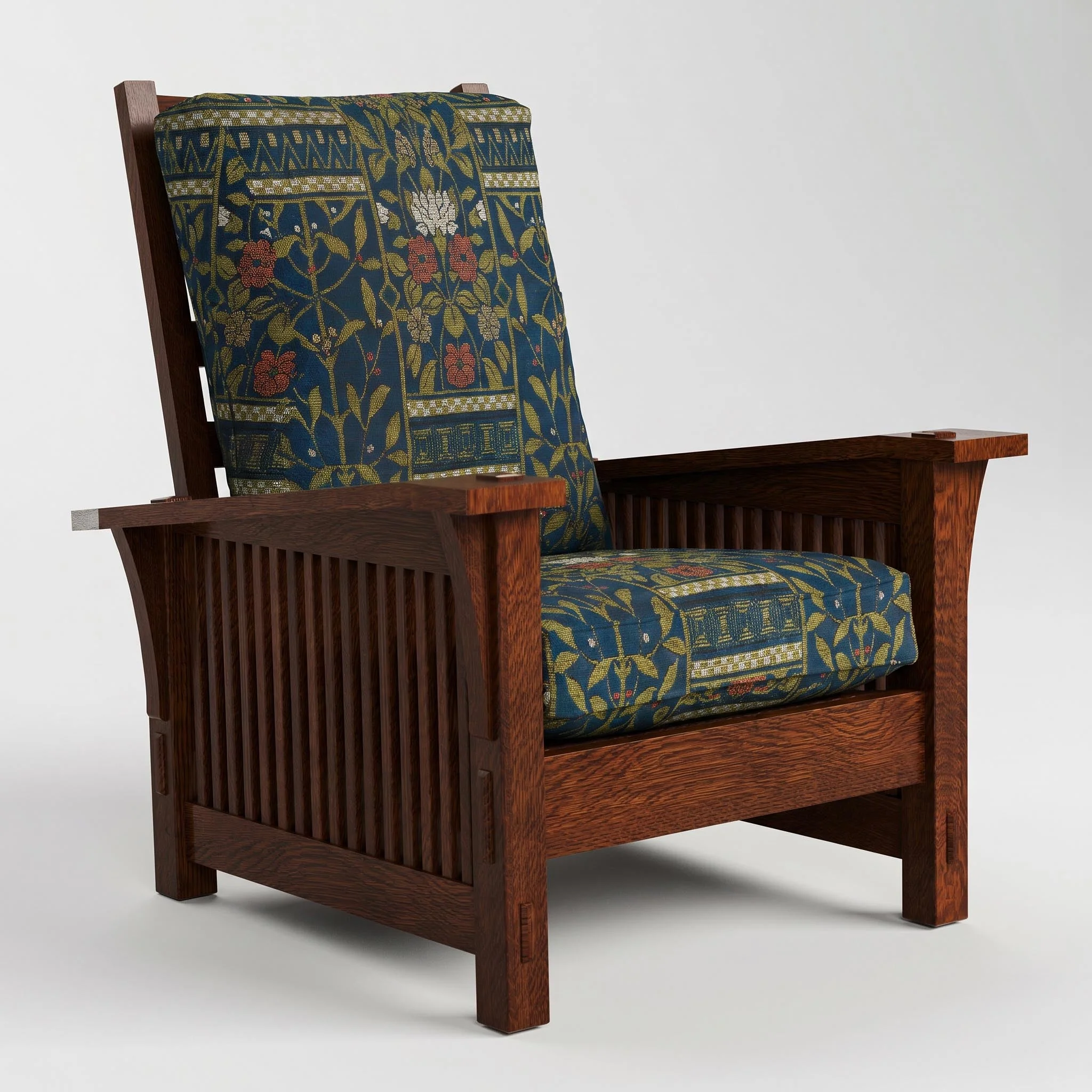 Spindle Morris Chair with Loose Cushion - Image 5