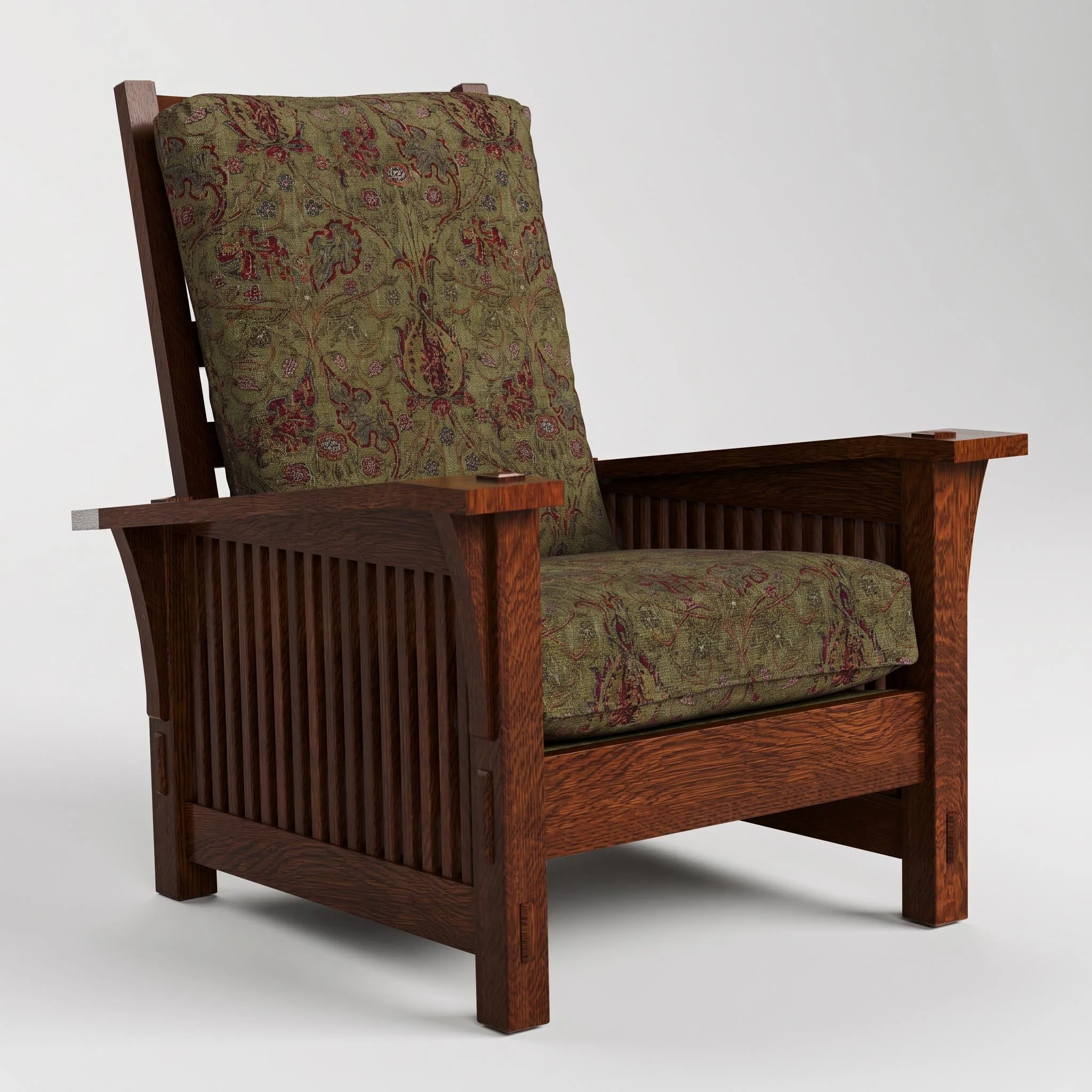 Spindle Morris Chair with Loose Cushion - Image 7