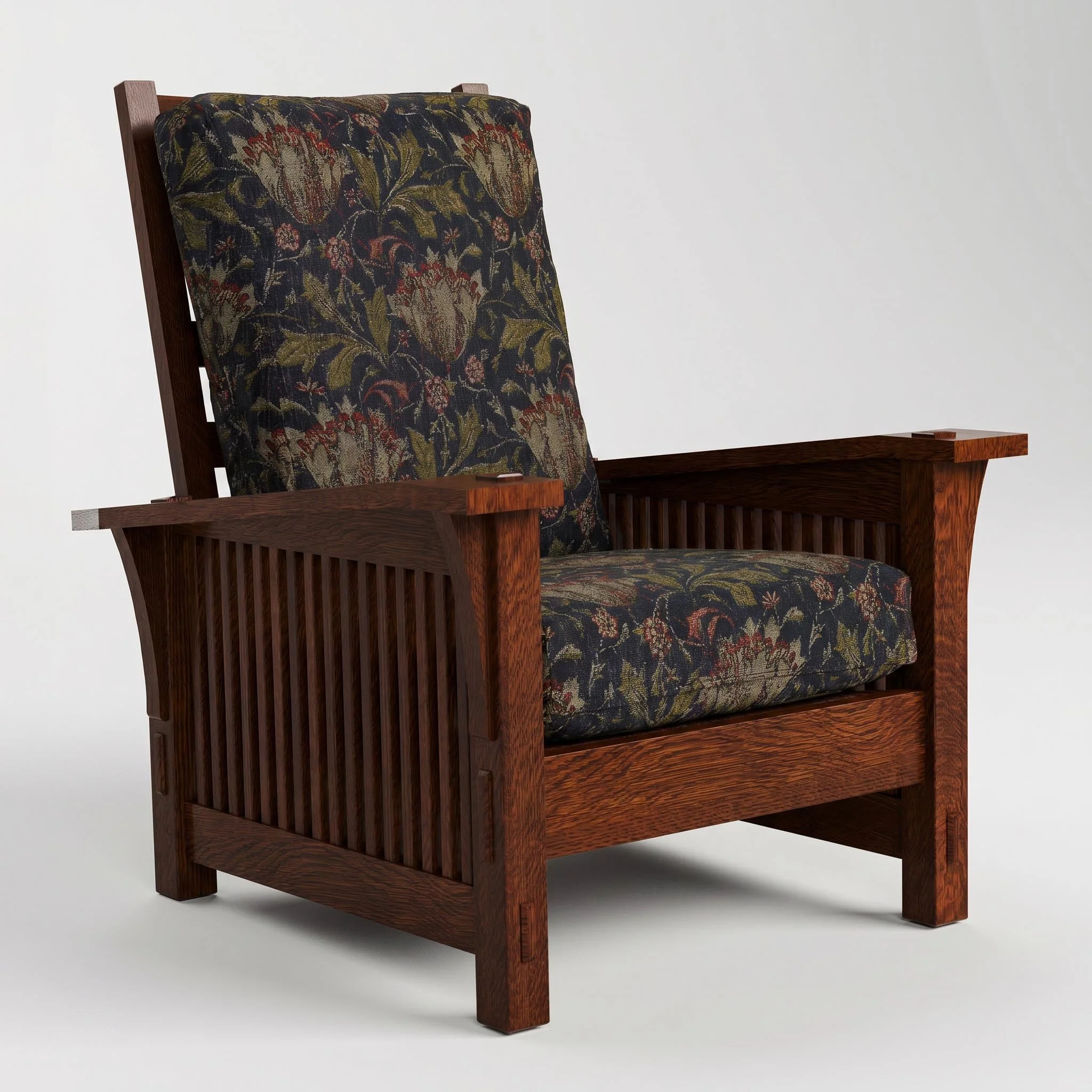 Spindle Morris Chair with Loose Cushion - Image 8