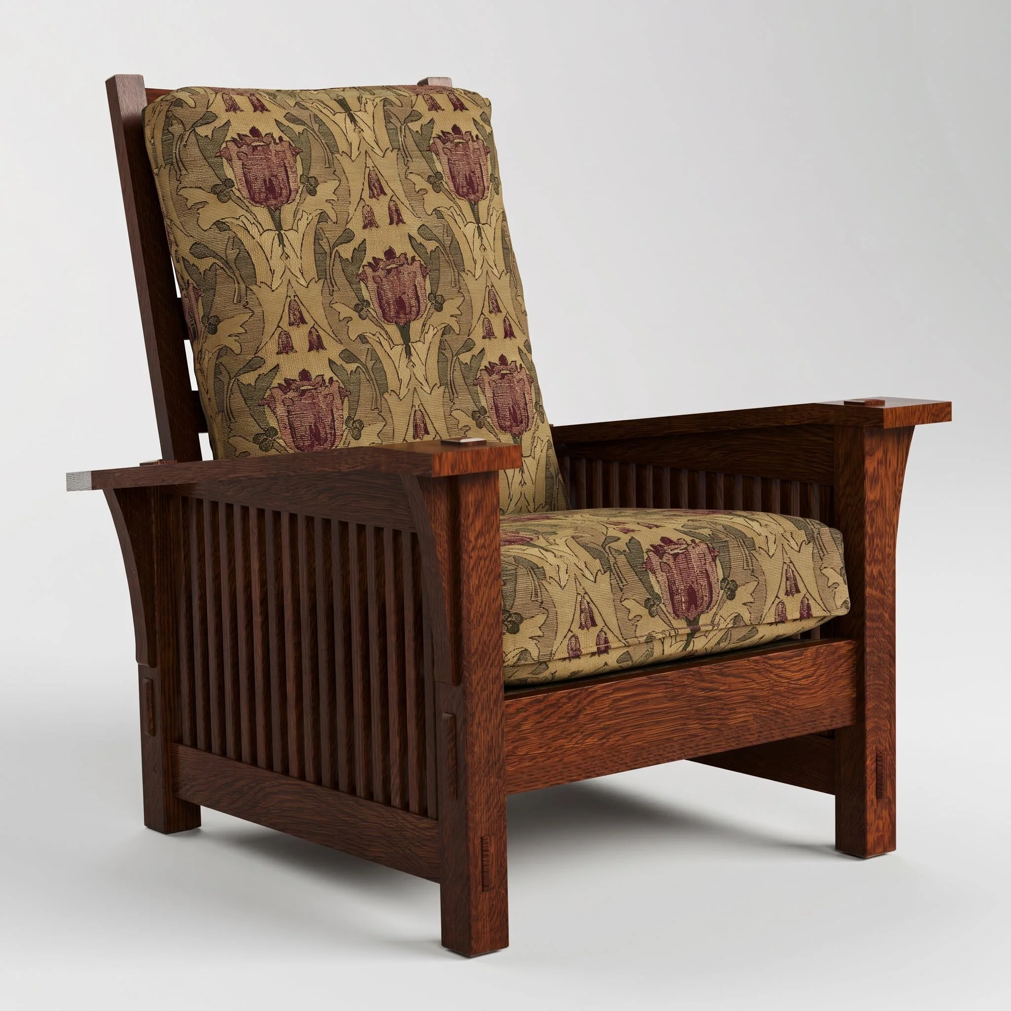 Spindle Morris Chair with Loose Cushion - Image 9