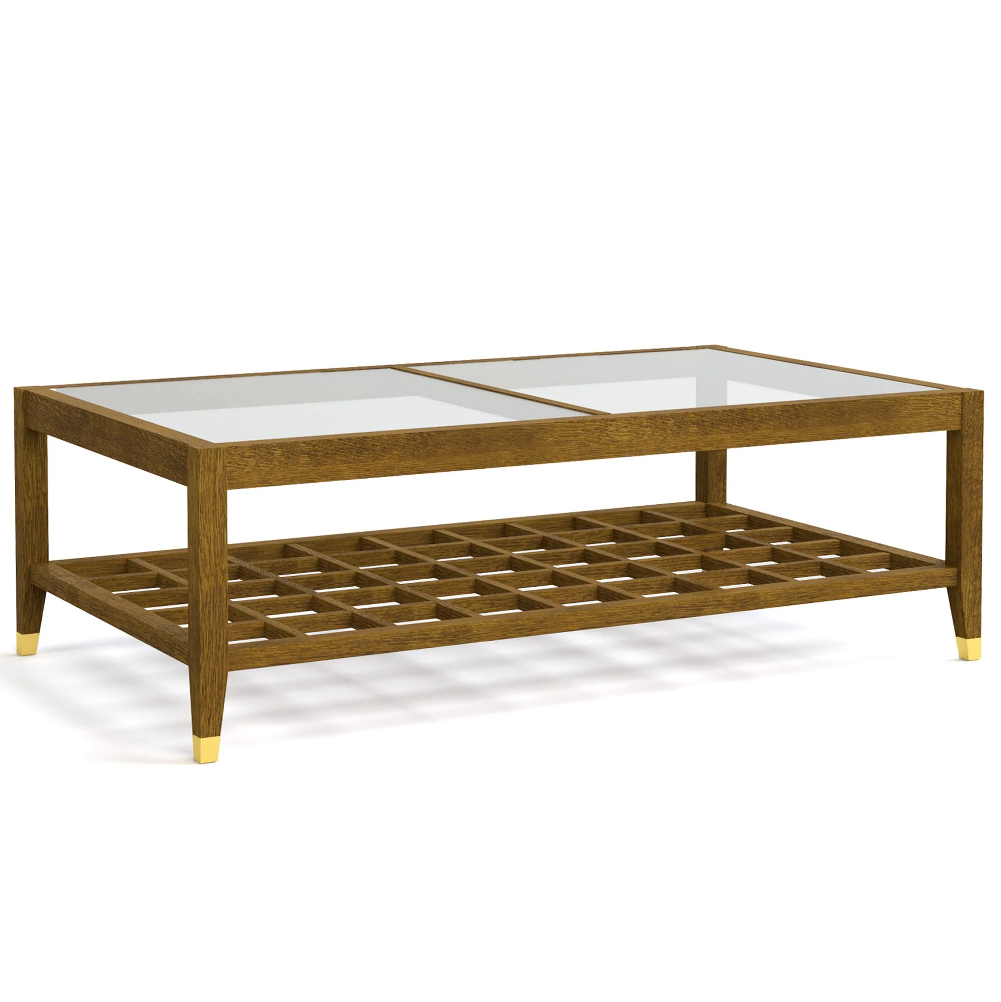 Surrey Hills Glass-Top Cocktail Table - Image 6