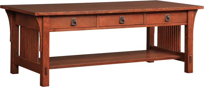 Three-Drawer Cocktail Table