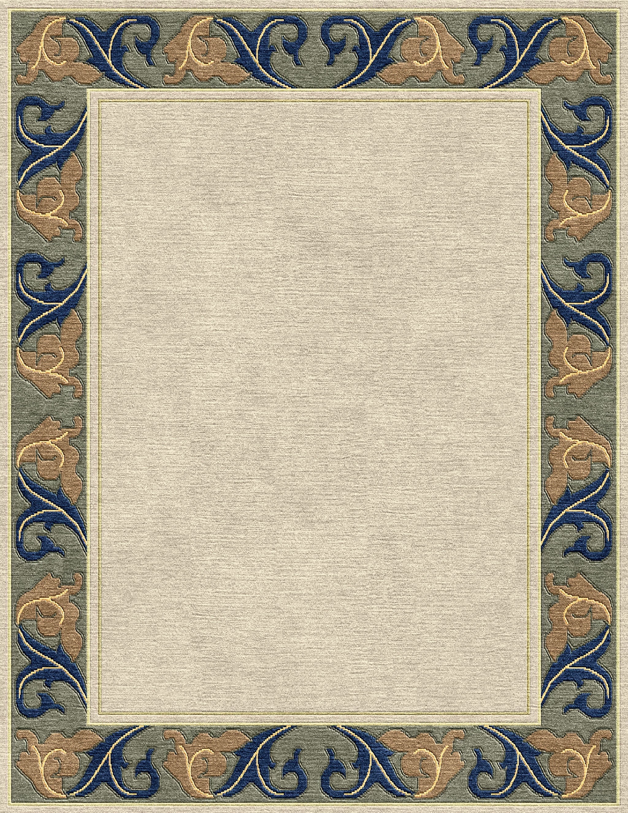 Voysey Border Rug - Image 6
