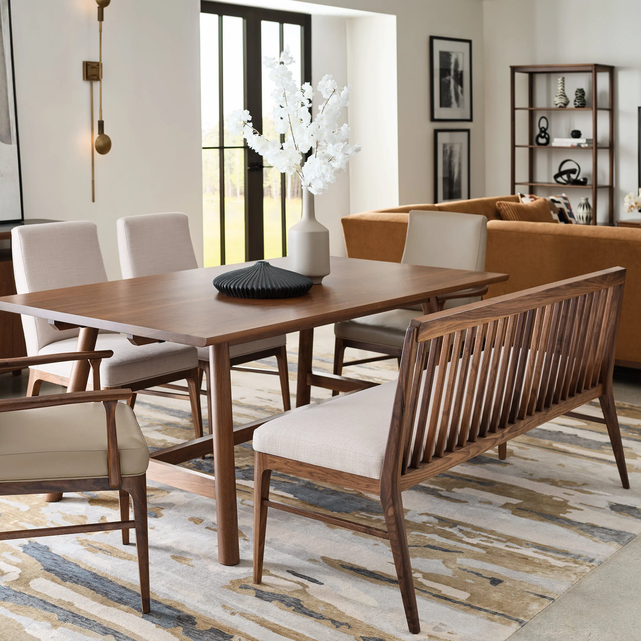Walnut Grove Spindle Bench - Image 2