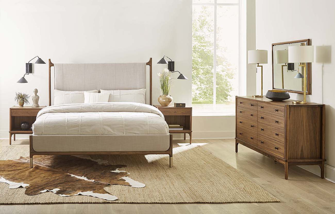Walnut Grove Upholstered Bed - Image 3