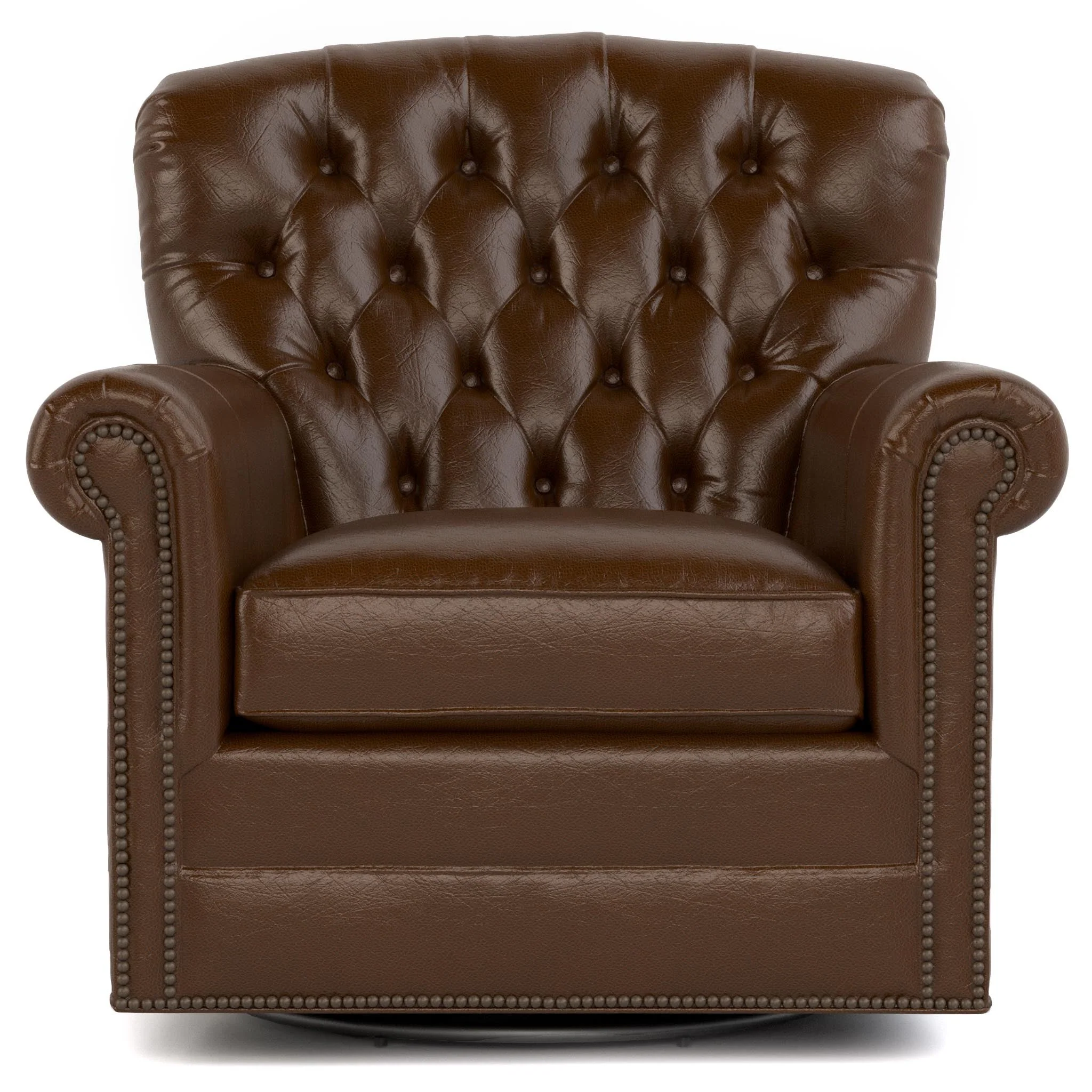 Wharton Tufted Swivel Chair - Image 4