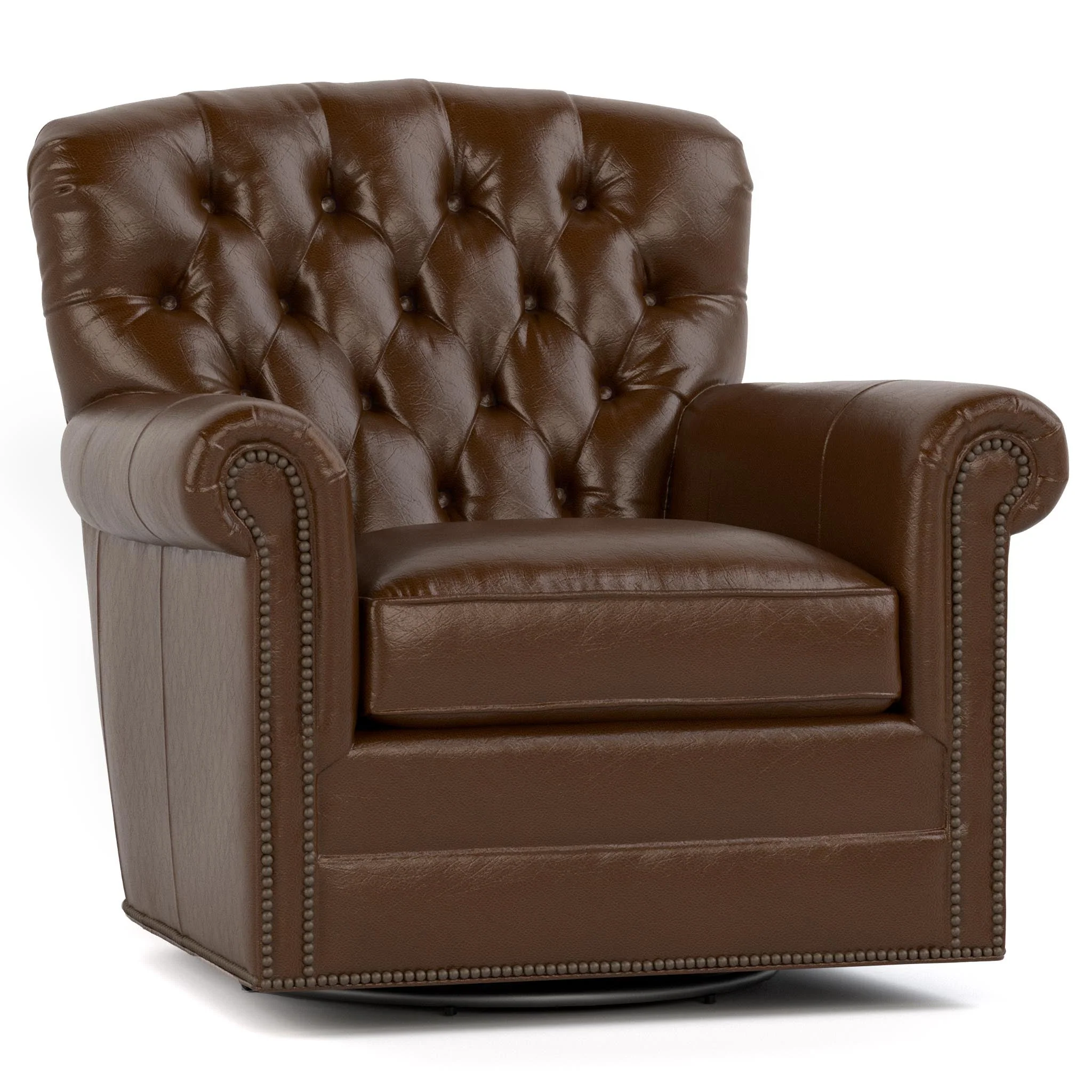 Wharton Tufted Swivel Chair - Image 7
