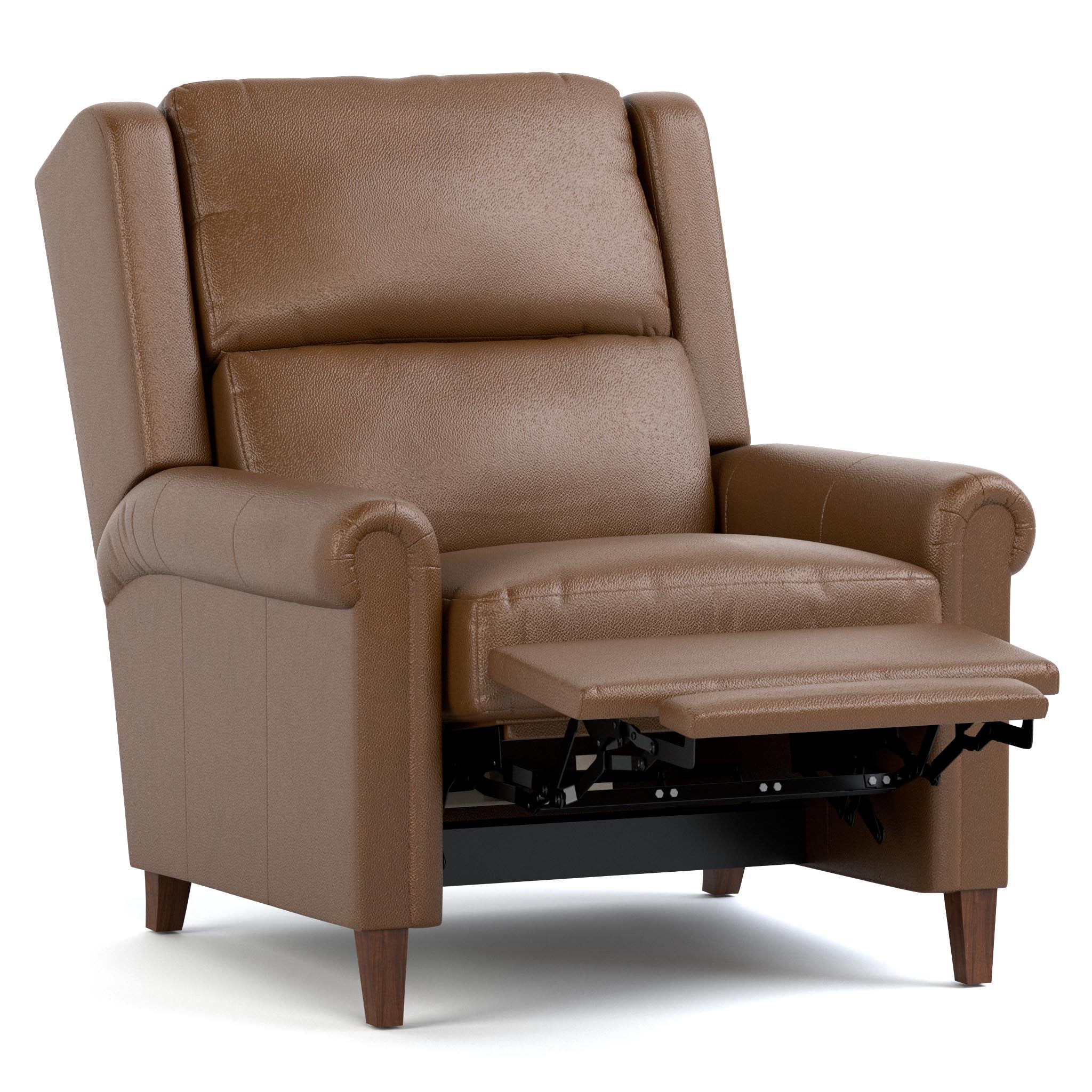 Woodlands Small Roll Arm Power Recliner - Image 6